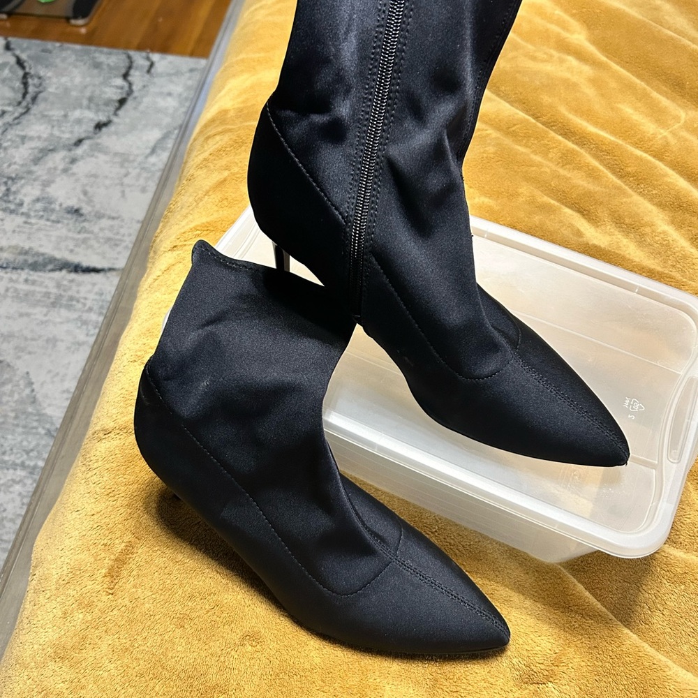 Sleek Black Ankle Booties for Women